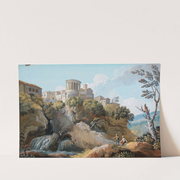 The Temple of Vesta, Tivoli by Giovanni Battista Busiri