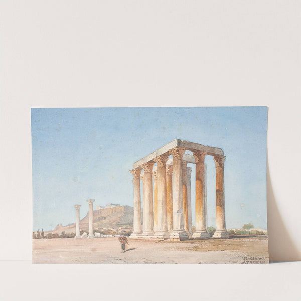 The Temple of Zeus by Martinus Rørbye