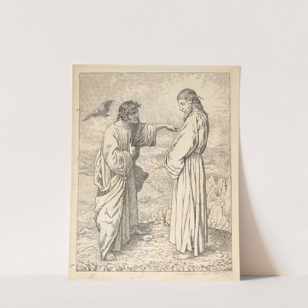 The Temptation of Christ (1918) by Hans Thoma