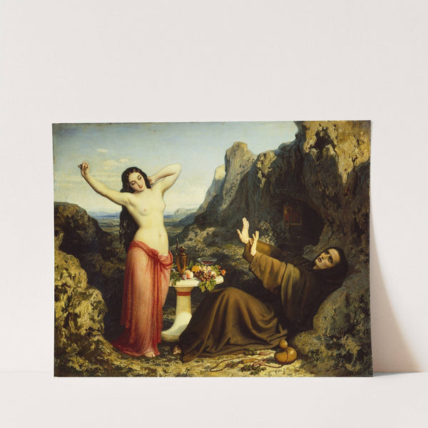 The Temptation of Saint Hilarion (1843-4) by Dominique Louis Papety