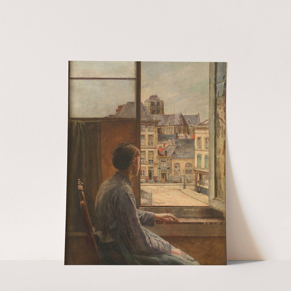 The Teniersplaats in Antwerp by Henri de Braekeleer