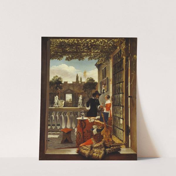 The Terrace by Dutch School