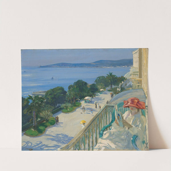 The Terrace, Cap d&#039;Ail by Sir John Lavery