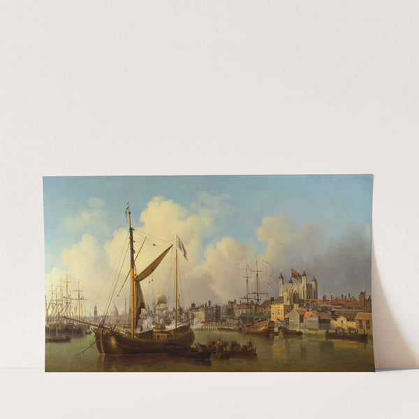 The Thames and the Tower of London Supposedly on the King’s Birthday by Samuel Scott