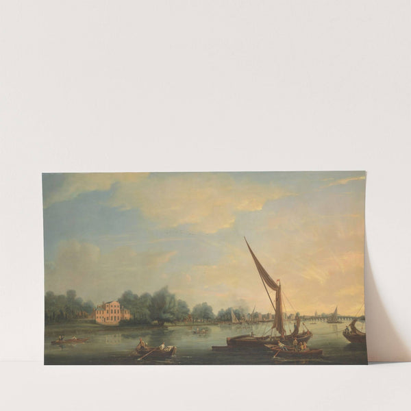 The Thames at Chelsea by Thomas Whitcombe