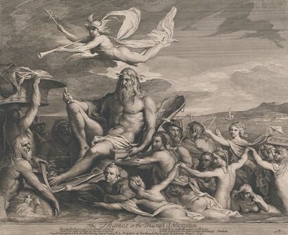 The Thames or the Triumph of Navigation (Designs for the Great Room of the Society for the Encouragement of the Arts)