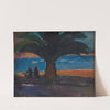 The Thick Palm. View from Villefranche by J.A. Jerichau