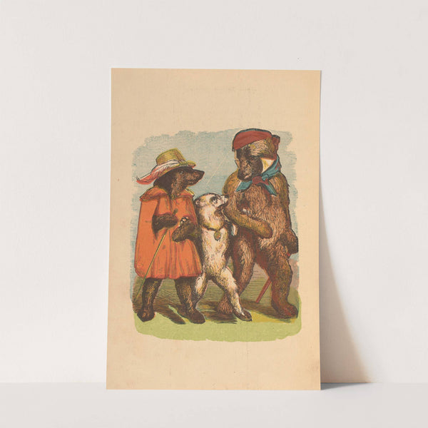 The Three Bears Pl.3 (1851) by Harrison William Weir