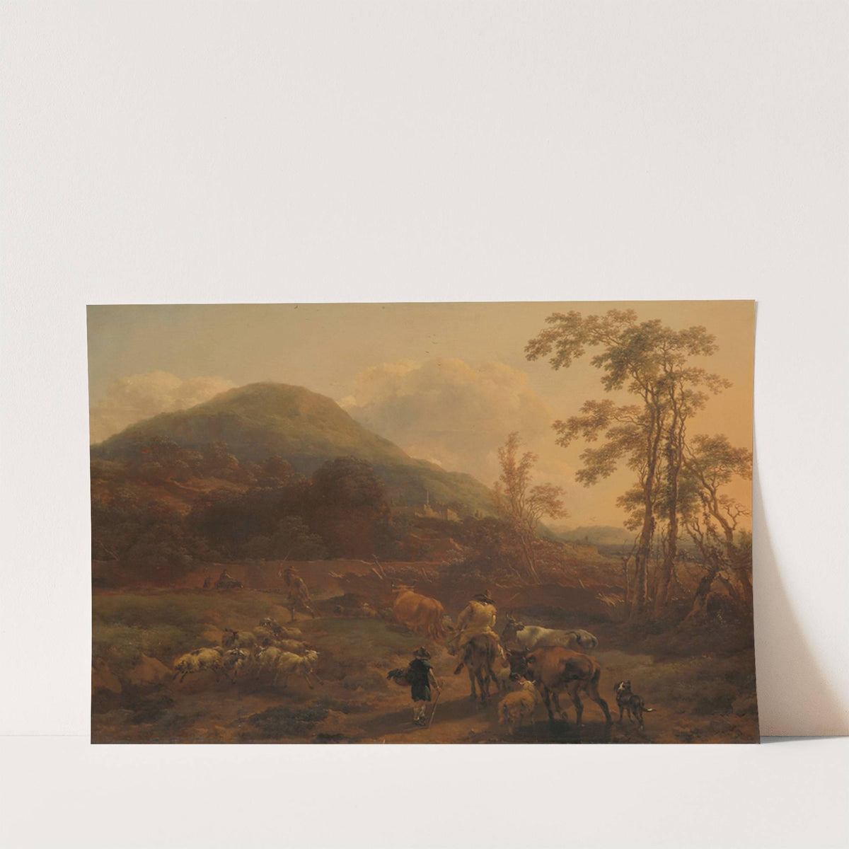 The Three Droves by Nicolaes Pietersz. Berchem