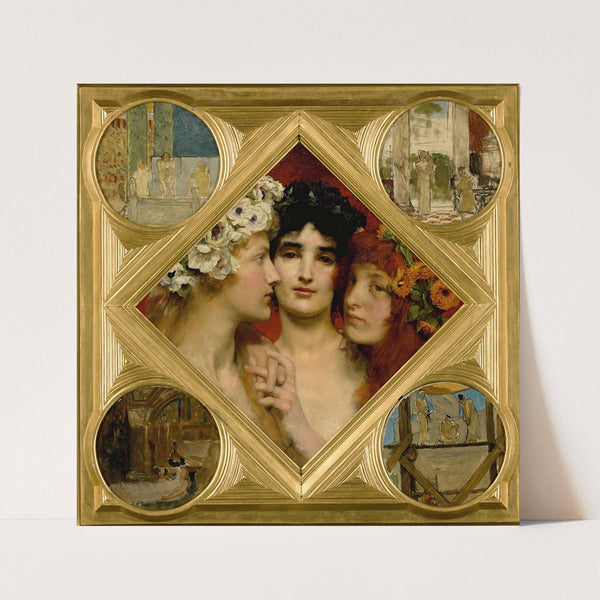 The three graces by Lawrence Alma-Tadema