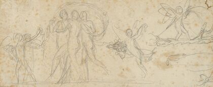 The Three Graces and Putti (early 19th century)