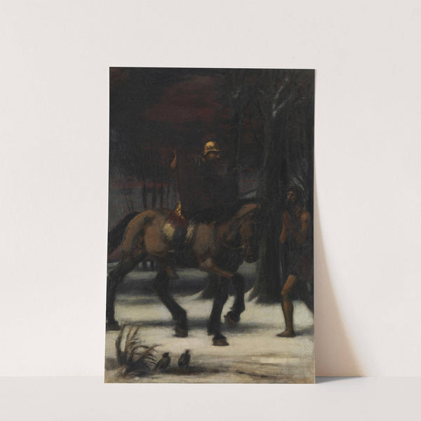 The Three Horsemen II; St. Martin by Hans Von Marées