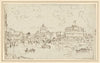 The Tiber with Saint Peter’s and the Castel S. Angelo (recto)