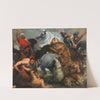 The Tiger, Lion and Leopard hunt by Follower of Peter Paul Rubens