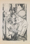 The Tightrope Walkers, plate 8 from the portfolio ‘Annual Fair’ (1919)
