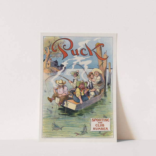 The tightwad fishing club (1910) by Louis Glackens