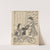 The Toilet, Woman with Mirror Attendant Bringing Tray (18th century) by Sukenobu Ishigawa