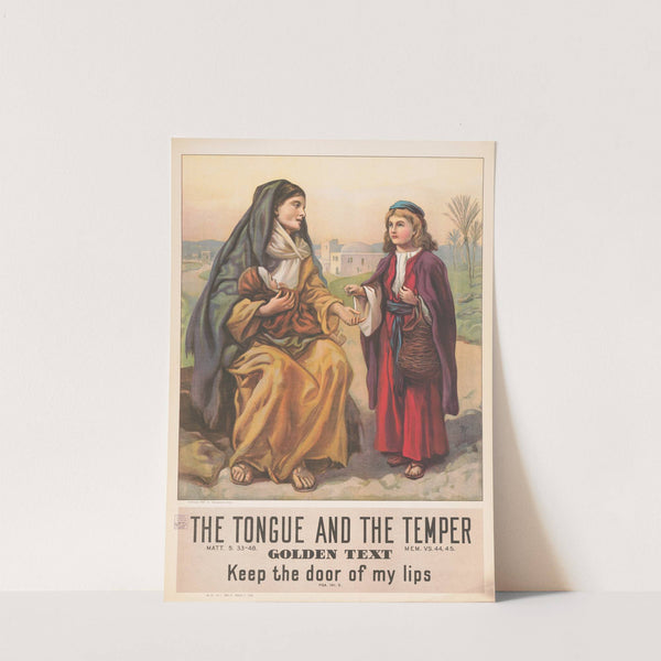 The tongue and the temper (1905) by Providence Lith. Co