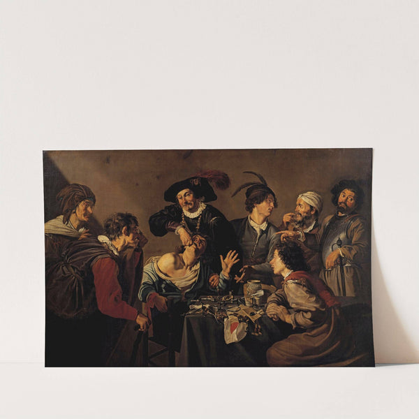 The tooth-puller by Theodoor Rombouts