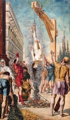 The torture of smoke (Saint Zoe of Rome) — size preview