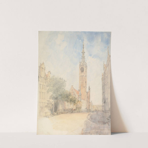 The Town Hall, Danzig by Alfred Gomersal Vickers