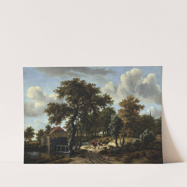 The Travelers by Meindert Hobbema