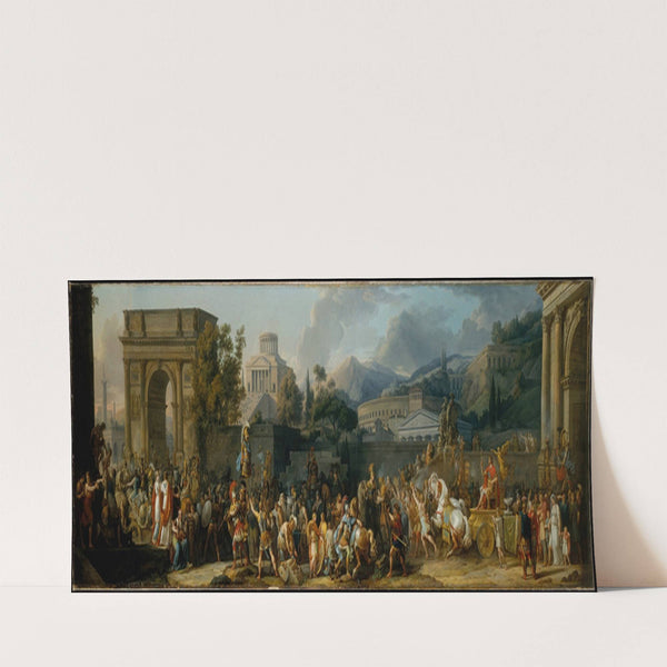 The Triumph of Aemilius Paulus (1789) by Carle Vernet