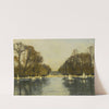 The Tuileries Gardens, Paris by Edme-Emile Laborne