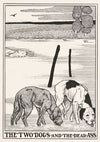 The Two Dogs and the Dead Ass