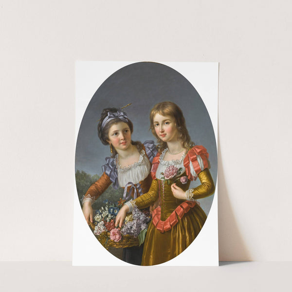 The Two Sisters (1790) by Marie Victoire Lemoine