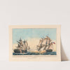 The U.S. frigate United States capturing H.B.M. frigate Macedonian; fought, Octr. 25th. 1812 by Currier & Ives.