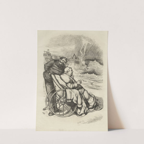 The unprotected female at the holy seae side (1873) by Thomas Nast