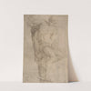 The Unrepentant Thief on the Cross, Study of a Child&#039;s Head at Lower Left, and of an Ear at Lower Right Border by Battista Franco