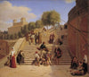 The Upper Flights of the Spanish Steps in Rome
