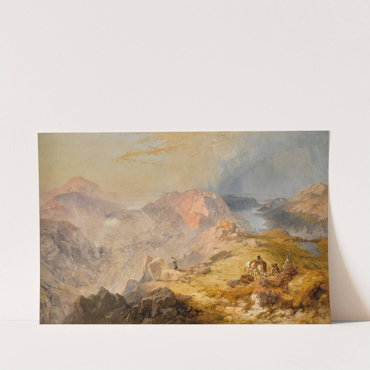 The Vales Of Ennerdale And Buttermere With Their Lakes And Those Of Crummock And Loweswater (1851) by James Baker Pyne