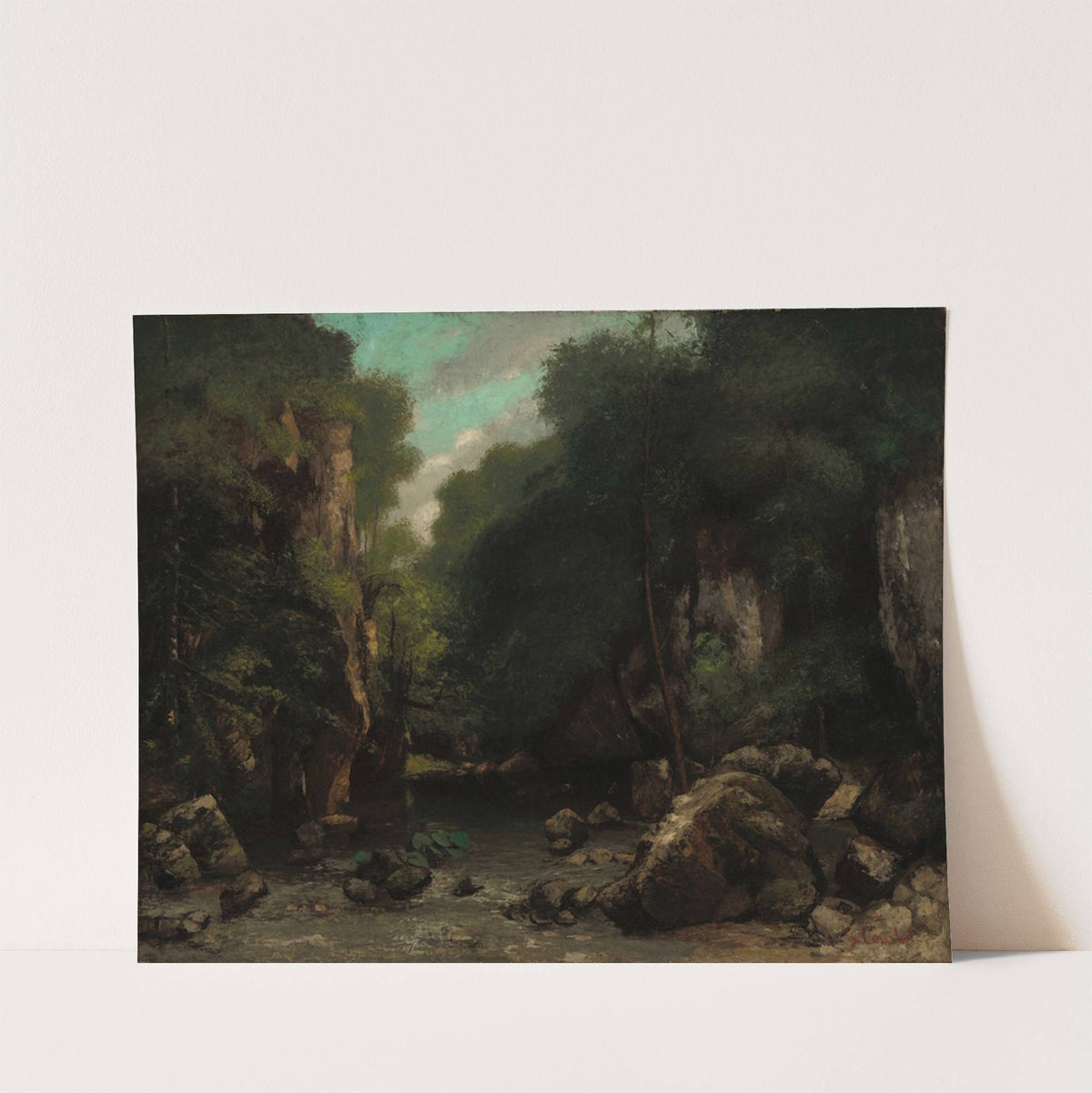 The Valley of Les Puits-Noir (1868) by Gustave Courbet