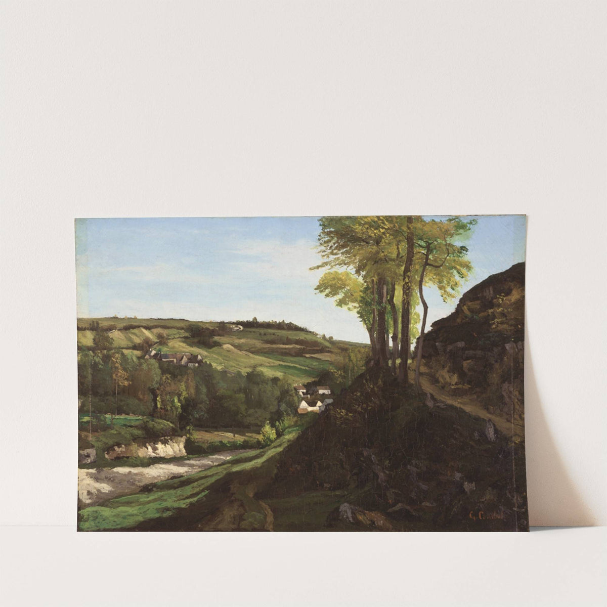 The Valley of Ornans (1858) by Gustave Courbet