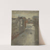 The Van Iseghemlaan in the snow by James Ensor