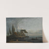 The Venetian lagoon by Venetian School