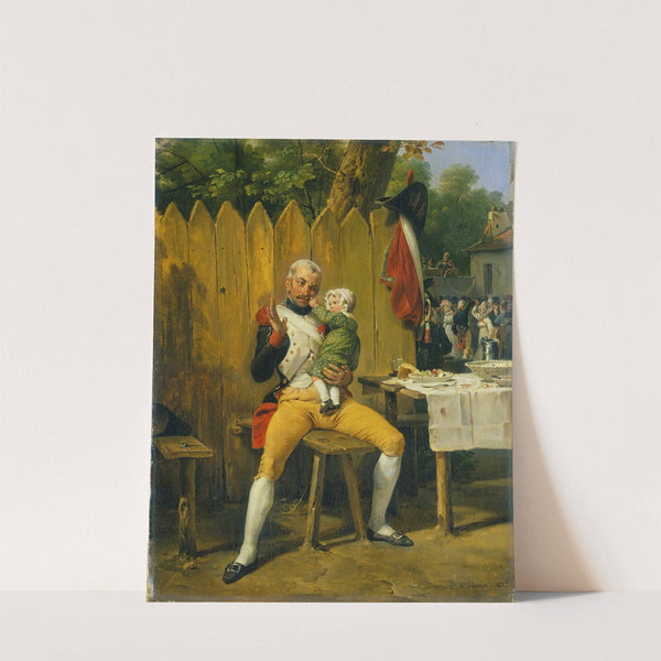 The Veteran at Home (1823) by Horace Vernet
