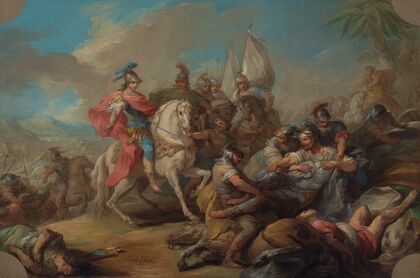 The Victory of Alexander over King Porus