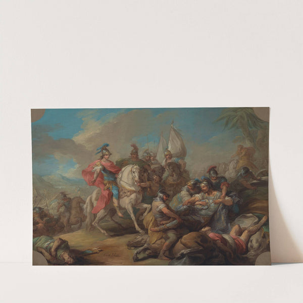 The Victory of Alexander over King Porus (circa 1738) by Charles-André van Loo