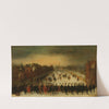 The Vijverberg, The Hague, in Winter, with Prince Maurits and his Retinue in the Foreground (1618) by Adam van Breen