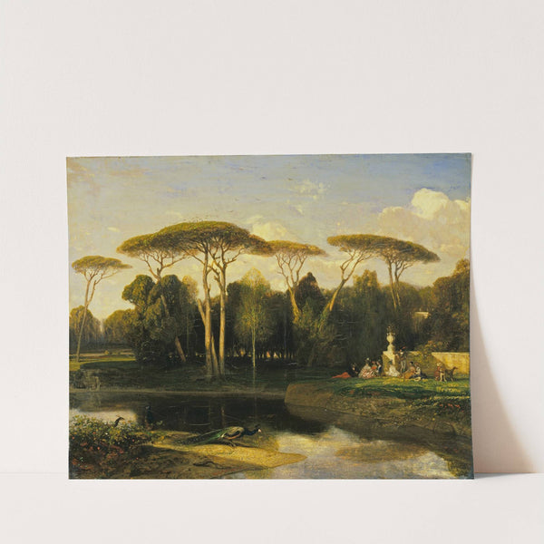 The Villa Doria Pamphilj, Rome (1838 - 1839) by Alexandre-Gabriel Decamps
