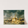 The village of Midlum (1900) by Abraham Beerstraaten