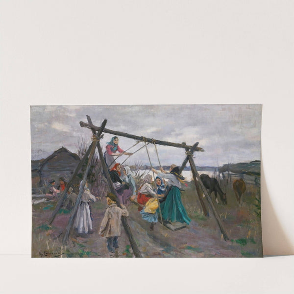 The Village Swing by Alexei Stepanovich Stepanov