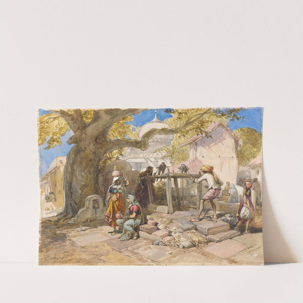 The Village Well by William Simpson