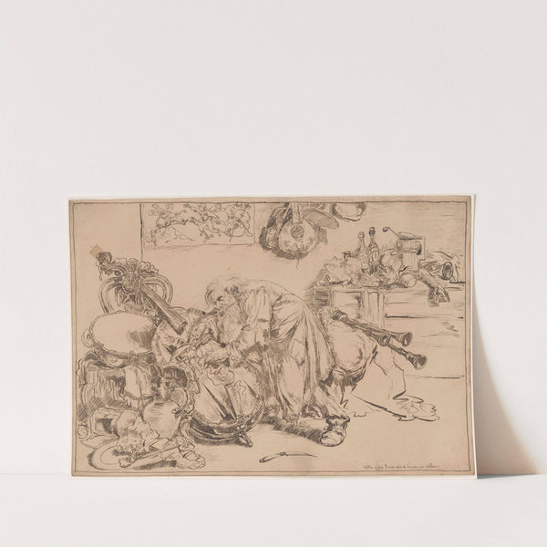 The Violin Maker by Willem Linnig the Younger