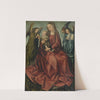 The Virgin and Child Between Two Angels (1495) by Master of Frankfurt