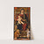 The Virgin and Child Enthroned with Two Musician Angels by Cristoforo Caselli